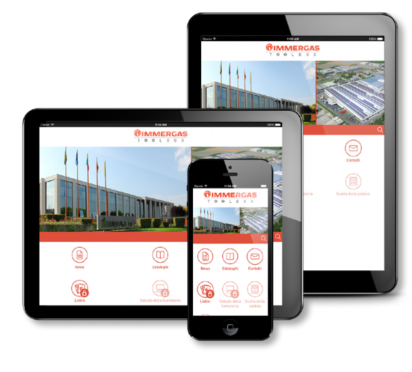 Dominus - Мобилно приложение за газови котли и газови хибридни системи Immergas
