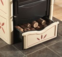 Печка на дърва Nicoletta - удобно чекмедже за съхранение на дърва