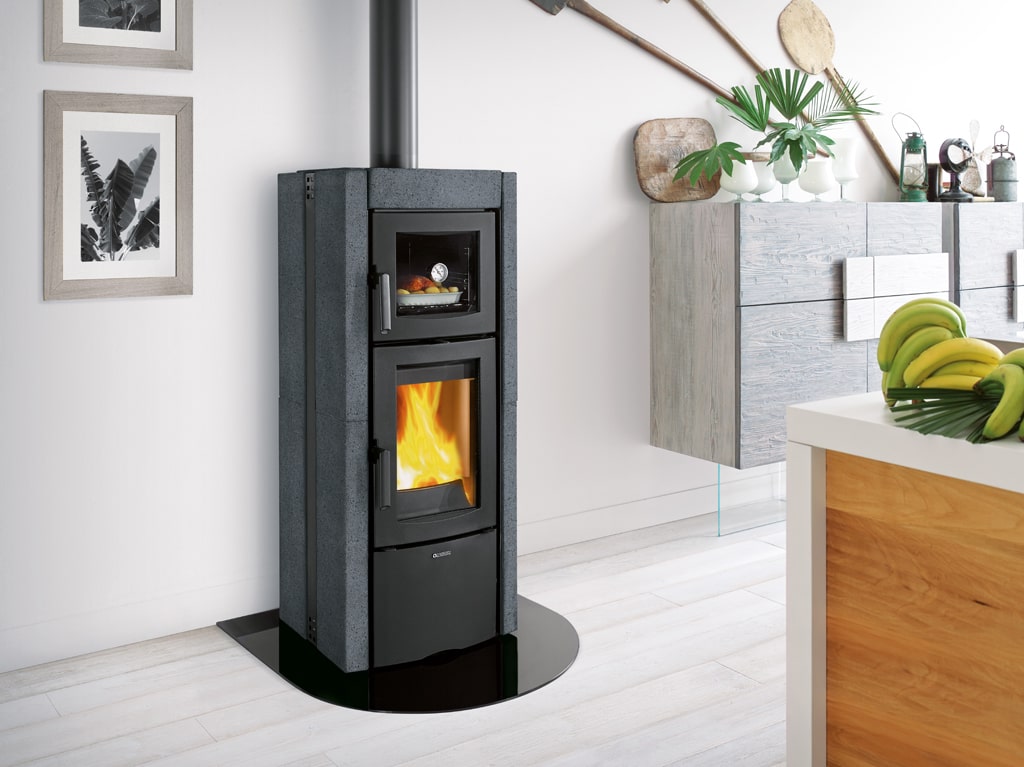 Печка на дърва с фурна Ester forno EVO