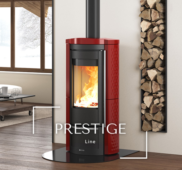 Чугунена печка на дърва Liu